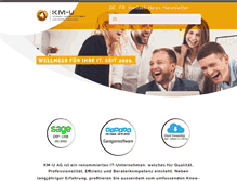 Tablet Screenshot of km-u.ch